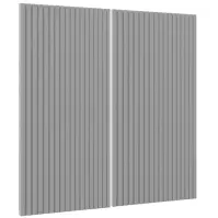 Čelo skrinky Luxeo F14-G80(72) ryfla grey
