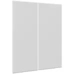 Čelo skrinky Luxeo F16-G80(100) tenký rám white