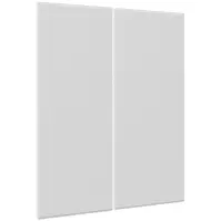 Čelo skrinky Luxeo F16-G80(100) tenký rám white