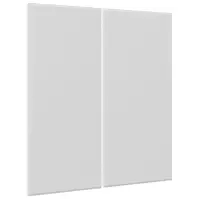Čelo skrinky Luxeo F16-G80(72) tenký rám white