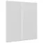 Čelo skrinky Luxeo F16-G80(72) tenký rám white