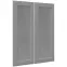 Čelo skrinky Luxeo F15-G80(100) rám grey