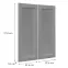 Čelo skrinky Luxeo F15-G80(100) rám grey,2