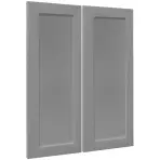 Čelo skrinky Luxeo F15-G80(72) rám grey