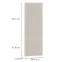 Čelo skrinky Luxeo F08-N60N beige,2