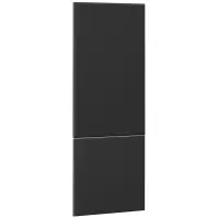 Čelo skrinky Luxeo F16-N60N tenký rám black