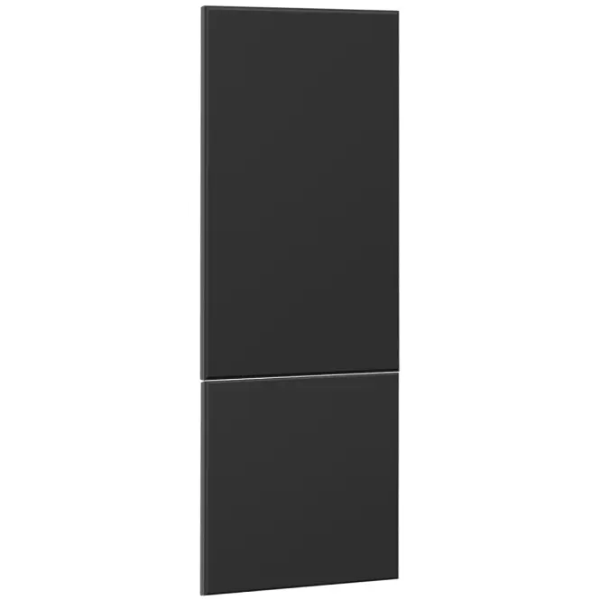 Čelo skrinky Luxeo F16-N60N tenký rám black