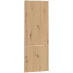 Čelo skrinky Luxeo F16-N60N tenký rám dub