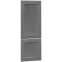 Čelo skrinky Luxeo F15-N60N rám dark grey