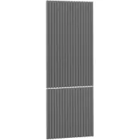 Čelo skrinky Luxeo F14-N60N ryfla dark grey