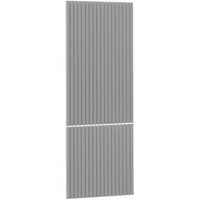 Čelo skrinky Luxeo F14-N60N ryfla grey