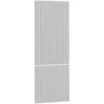 Čelo skrinky Luxeo F14-N60N ryfla white