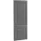 Čelo skrinky Luxeo F13-N60N hampton dark grey