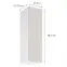 Korpus Luxeo K04-G30(100) biely,2