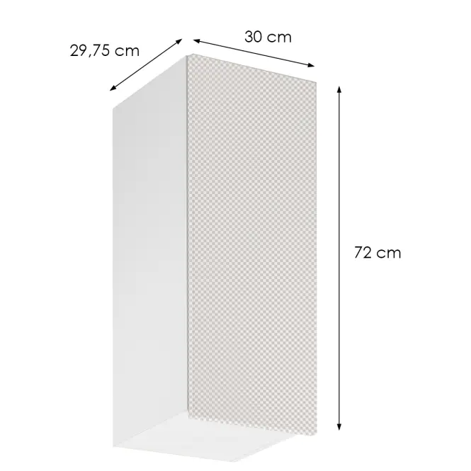 Korpus Luxeo K04-G30(72) biely,2