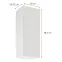 Korpus Luxeo K04-G40(100) biely,2