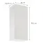 Korpus Luxeo K04-G45(100) biely,2