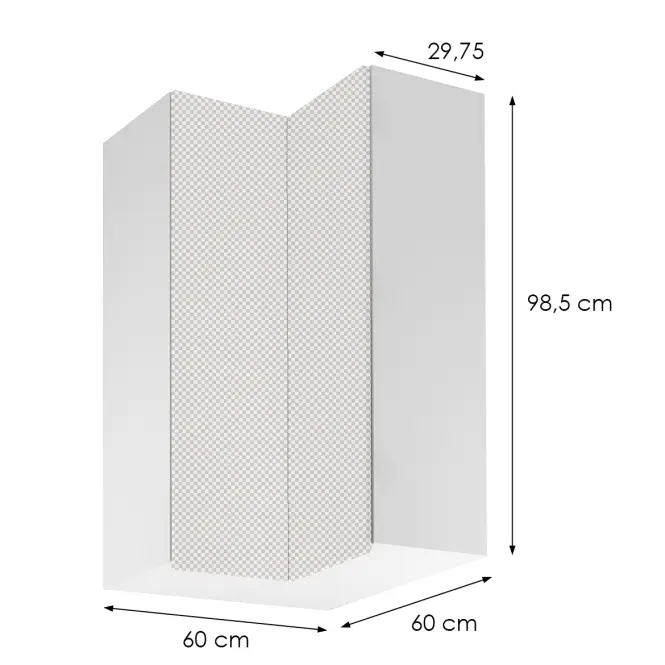 Korpus Luxeo K04-G60N2(100) biely,2