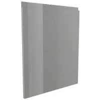 Čelo skrinky Luxeo F02-D100N grey lak