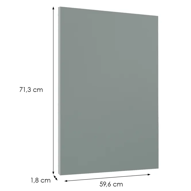 Čelo skrinky Luxeo F08-D100N green,2