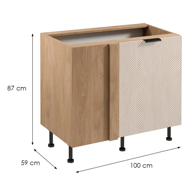 Korpus Luxeo K04-D100N dub puccini,2
