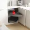 Korpus Luxeo K04-D100N výsuvný polic. systém pravý,9