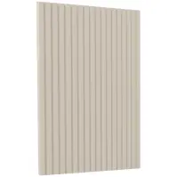 Čelo skrinky Luxeo F14-D100N ryfla kašmír