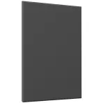 Čelo skrinky Luxeo F16-D100N tenký rám dark grey