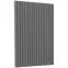 Čelo skrinky Luxeo F14-D100N ryfla dark grey