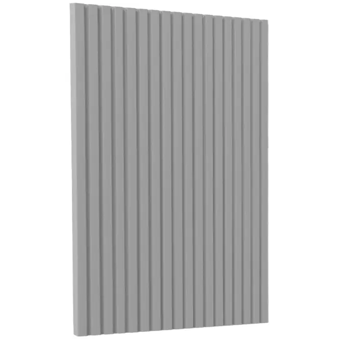 Čelo skrinky Luxeo F14-D100N ryfla grey