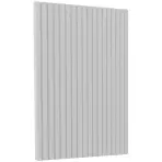 Čelo skrinky Luxeo F14-D100N ryfla white