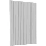 Čelo skrinky Luxeo F14-D100N ryfla white