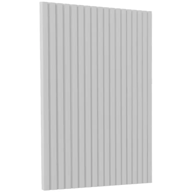 Čelo skrinky Luxeo F14-D100N ryfla white