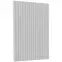 Čelo skrinky Luxeo F14-D100N ryfla white