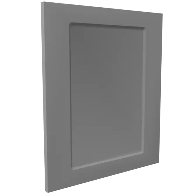 Čelo skrinky Luxeo F15-D100N rám dark grey