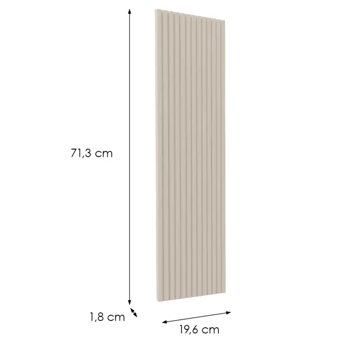 Čelo skrinky Luxeo F14-D20C Axis pro ryfla kašmír,2