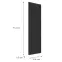 Čelo skrinky Luxeo F13-D20C hampton black,2