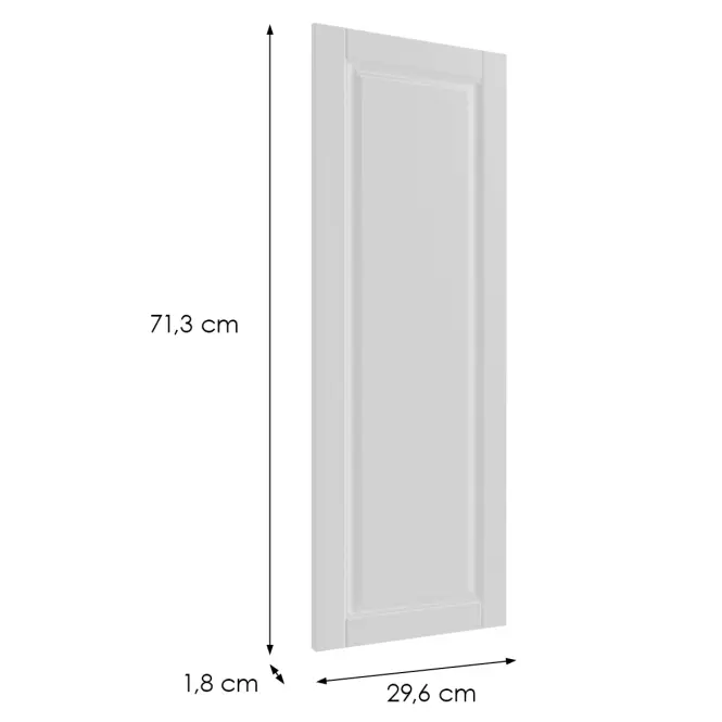 Čelo skrinky Luxeo F13-D30 hampton white,2