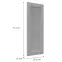 Čelo skrinky Luxeo F15-D30 rám grey,2