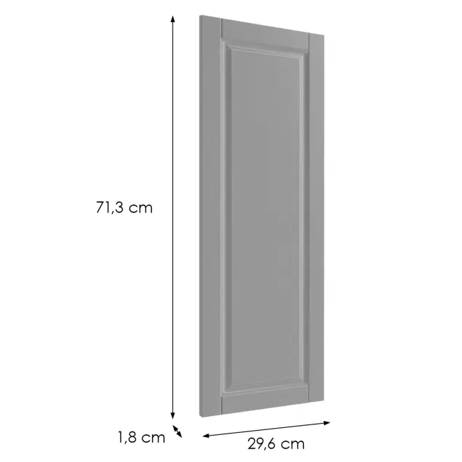 Čelo skrinky Luxeo F13-D30 hampton grey,2