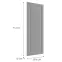 Čelo skrinky Luxeo F13-D30 hampton grey,2
