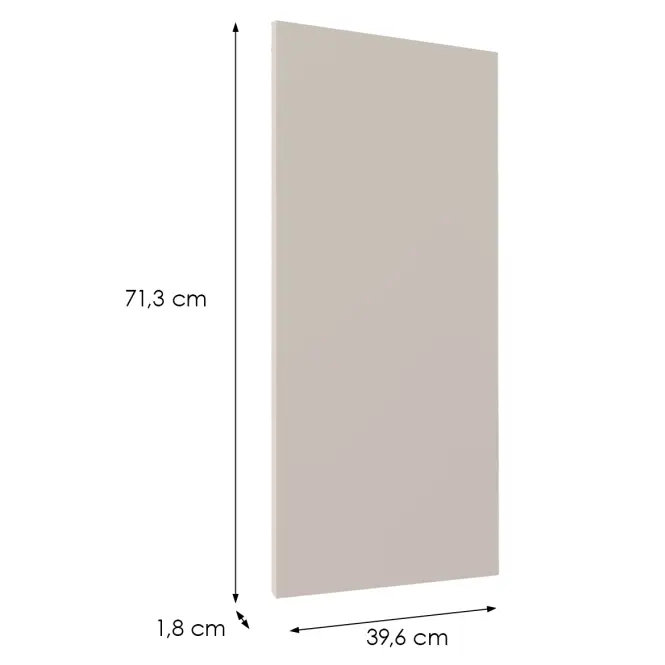Čelo skrinky Luxeo F08-D40 beige,2