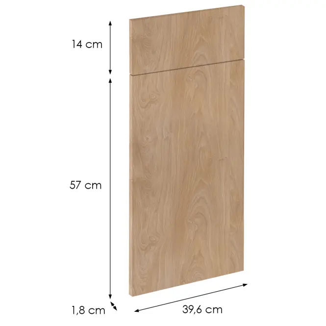 Čelo skrinky Luxeo F08-D40S1-AX puccini,2