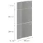 Čelo skrinky Luxeo F02-D40S3 Axis pro grey lak,2