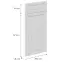 Čelo skrinky Luxeo F13-D40S1-AX hampton white,2