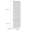 Čelo skrinky Luxeo F13-D40SP hampton white,2