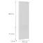 Čelo skrinky Luxeo F13-D40SPWN hampton white,2