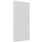 Čelo skrinky Luxeo F16-D40 tenký rám white