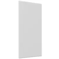 Čelo skrinky Luxeo F16-D40 tenký rám white