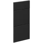 Čelo skrinky Luxeo F16-D40S3-AX tenký rám black